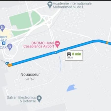 Adorable Apartamento A 8 Min Del Aeropuerto De Casablanca,Wifi Ultra Rapido Y Parking Gratis Derroua Exterior photo